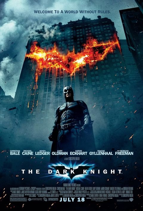 Filmaffisch för The Dark Knight – tillgänglig i Nordic IPTV:s VOD-bibliotek