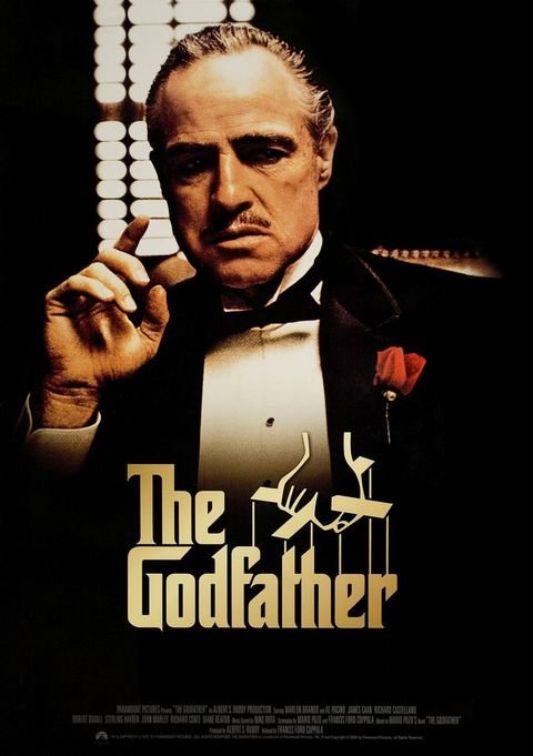 Filmaffisch för The Godfather – tillgänglig i Nordic IPTV:s VOD-bibliotek
